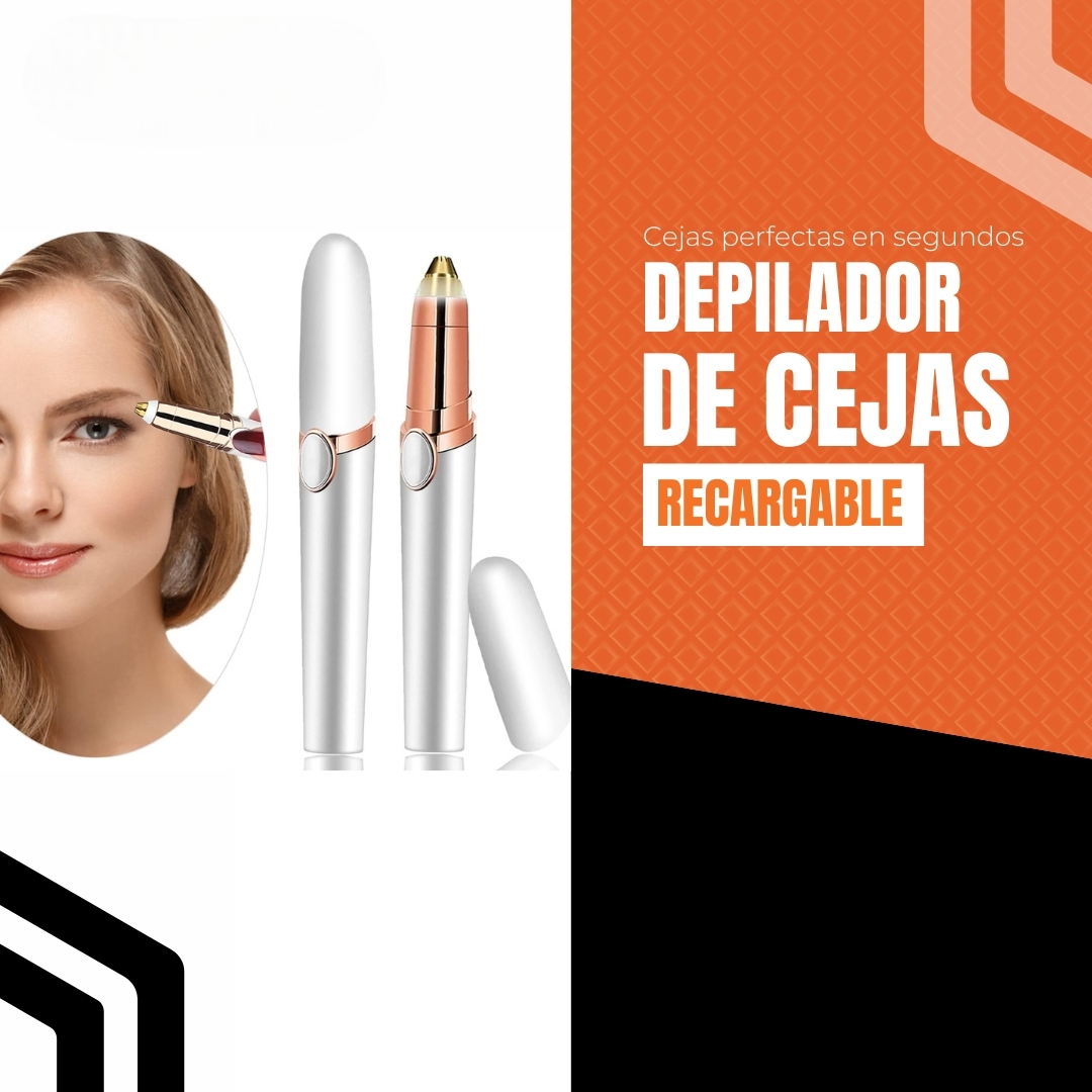 Depiladora de cejas recargable