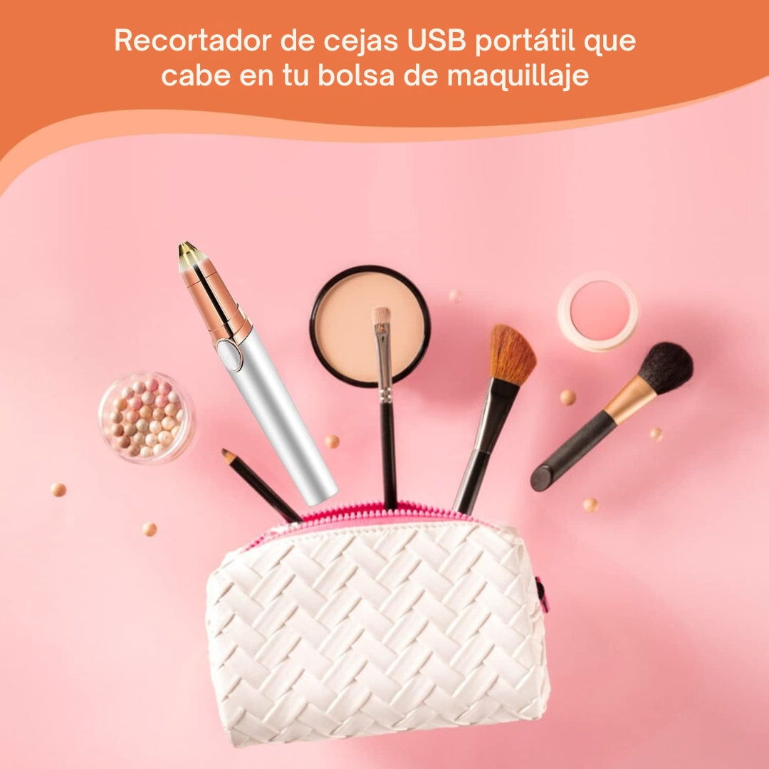 Depiladora de cejas recargable