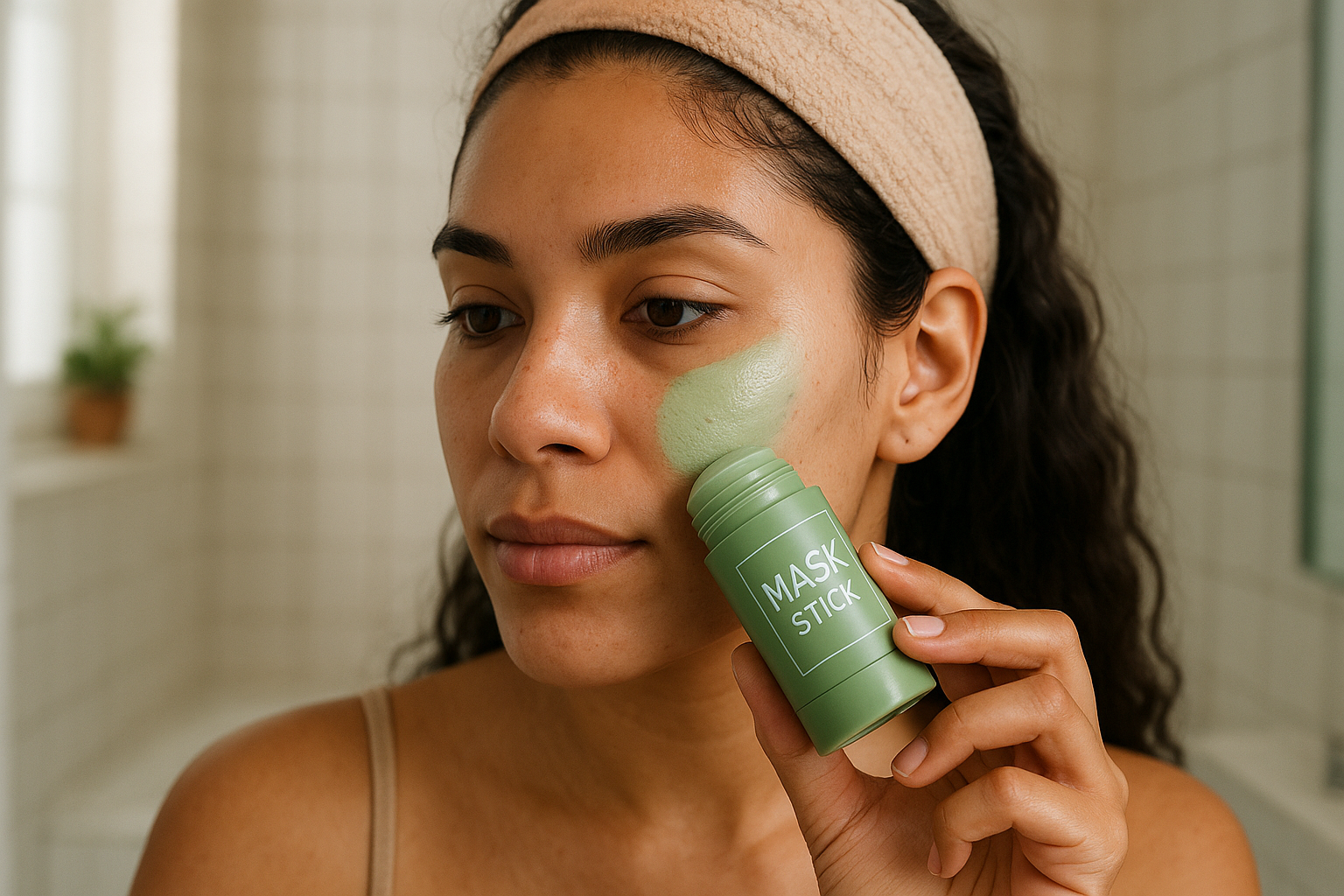 Modelo Aplicando Green Mask Stick